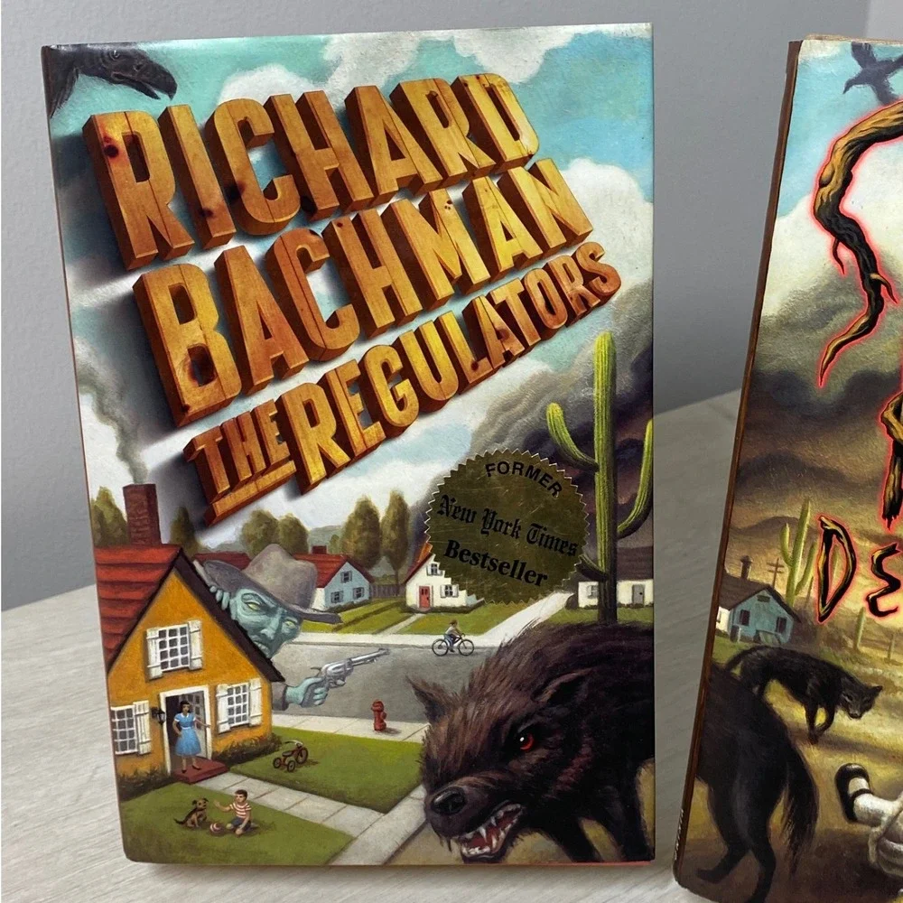 Stephen King Desperation Richard Bachman The Regulators HB Book Set 1996 1st Ed.